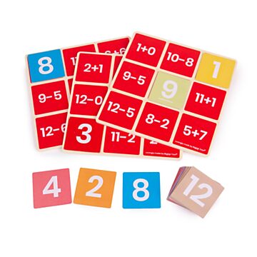 Bigjigs Addition and Subtraction Arithmetic Bingo Game