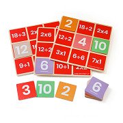 Bigjigs Multiplication and Division Math Bingo Game