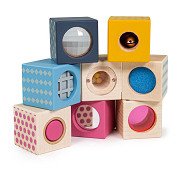 Bigjigs Wooden Senses Building Blocks