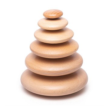 Bigjigs Wooden Pebbles Balance Game