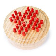 Bigjigs Mini Solitaire Holzspiel