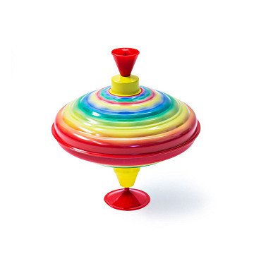 Bigjigs Metal Moped Spinning Top