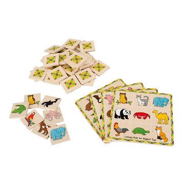 Bigjigs Wooden Animal Lotto