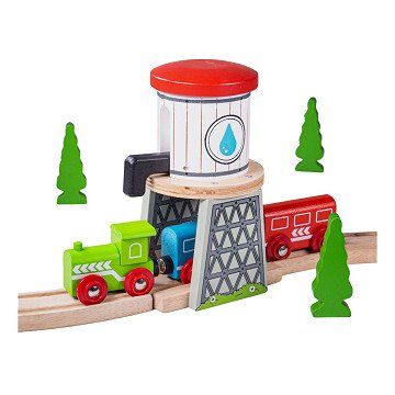 Bigjigs Wooden Track Water Tower