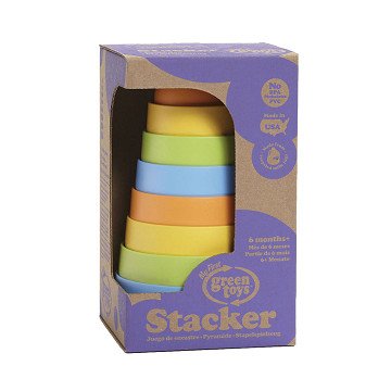 Green Toys Stacking Tower Round, 8pcs.