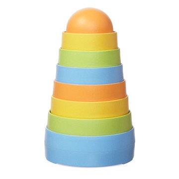 Green Toys Stacking Tower Round, 8 pcs.