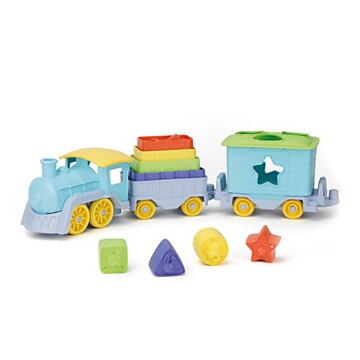 Green Toys Stack and Sort Train, 12 pcs.