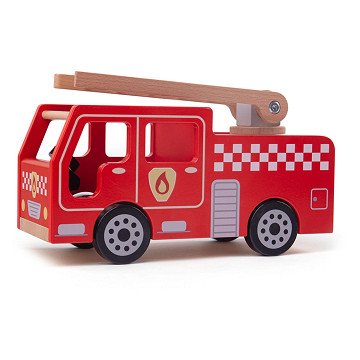 Bigjigs Wooden Fire Truck