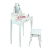 Tidlo Wooden Dressing Table White with Flowers