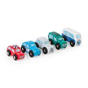 Tidlo Wooden Retro Cars, Set of 5