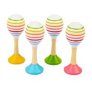 Bigjigs Junior-Maracas aus Holz, 2 Stück.