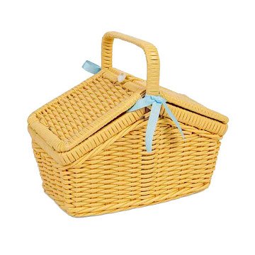 Bigjigs Picnic Set in Basket, 18pcs.