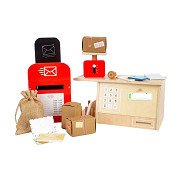 Bigjigs Holz-Postamt-Spielset, 19-teilig.