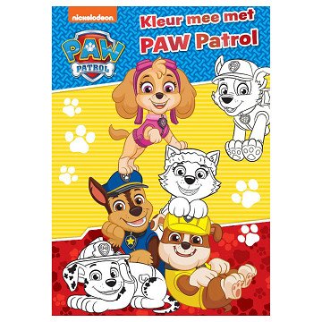 Color Along Coloring Book PAW Patrol