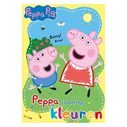 Peppa loves coloring
