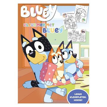 Kleur mee met Bluey
