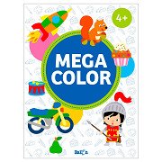 Mega Color Coloring Book Blue 4+