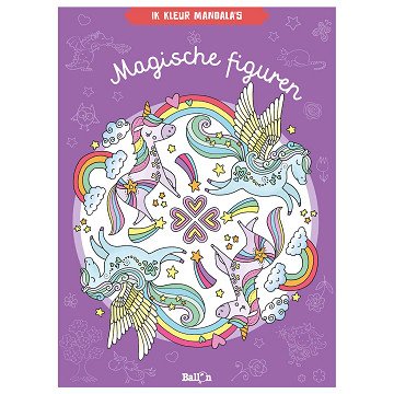 Ich male Mandalas aus – magische Figuren