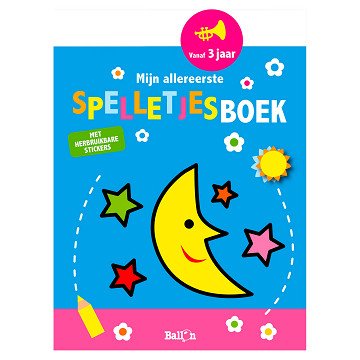 Mijn Allereerste Spelletjesboek met Herbruikbare Stickers