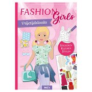 Fashion Girls Sticker- und Zeichenbuch - Lässige Looks