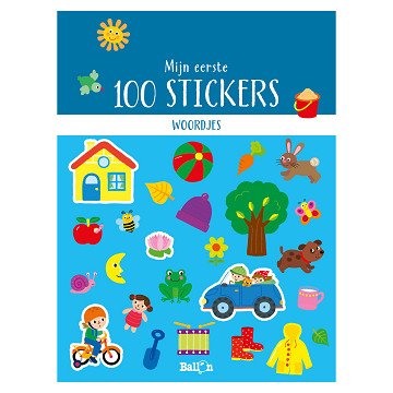 Mijn Eerste 100 Stickers - Woordjes