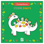 Creatief kleuren - Stoere dino's