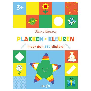 Kleine Kleuters Plakken en Kleuren (3+)