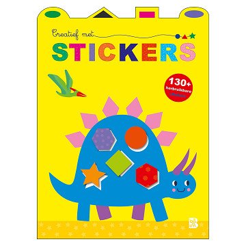 Kreativ mit Stickern - Dinosaurier