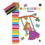 Kleurboek met Kleurpotloodjes - Prinsessen