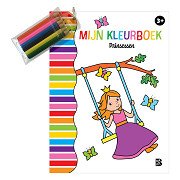 Malbuch mit Buntstiften - Prinzessinnen