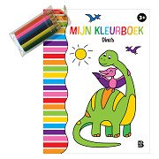 Pencil Coloring Book - Dinosaurs
