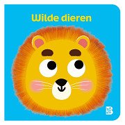 Wilde dieren - Kartonboek met Wiebeloogjes