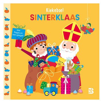 Kiekeboeboek met spiegeltje Sinterklaas - 12m+