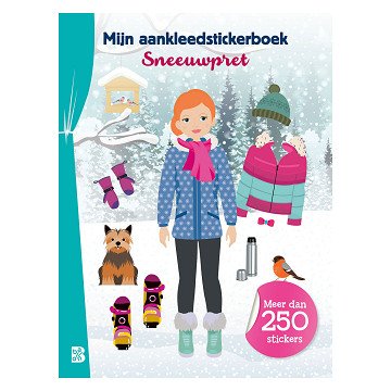 Mein Ankleide-Stickerbuch – Schneespaß