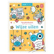 Mijn Glitterkleurboek Wijze Uilen