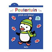 Plak en Kleur Peutertuin Pinguïn 2+