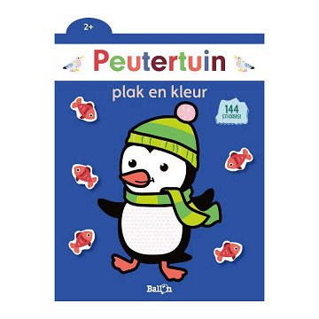 Paste und Farbe Kleinkind Garten Pinguin 2+