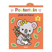 Paste and Color Toddler Garden Koala 2+