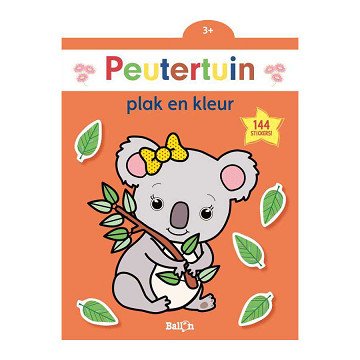 Paste and Color Toddler Garden Koala 2+