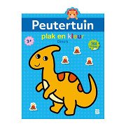 Paste and Color Toddler Garden Dinosaurs 2+