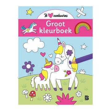 Groot kleurboek Eenhoorns