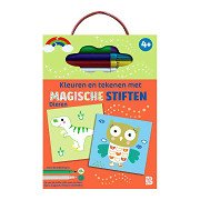 Coloring and Drawing with Magic Markers - Animals