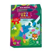 Kleuren met Water - Mijn magische Puzzel Jungle - 12st.