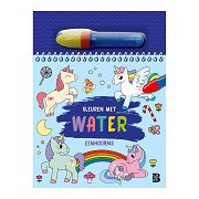 Kleuren met Water - Eenhoorns