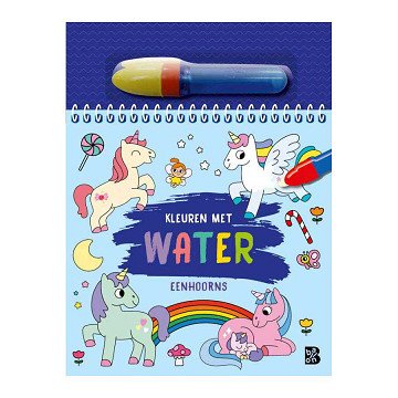 Kleuren met Water - Eenhoorns