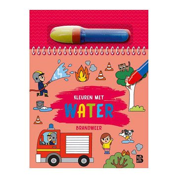 Malen mit Wasser - Feuerwehr