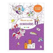 Farbe nach Code - Einhörner 3+