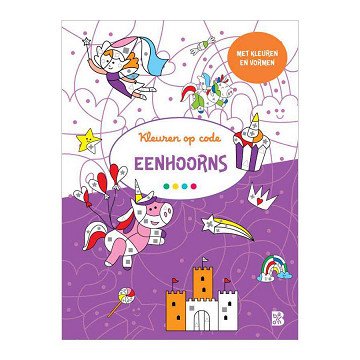 Color by Code - Unicorns 3+