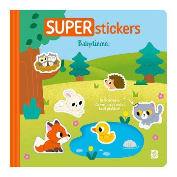 Super stickers - Baby animals 18m+