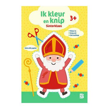 Ich male und schneide - Sinterklaas 3+